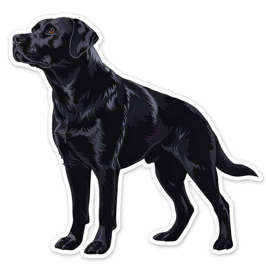 Labrador Retriever Dog Vinyl Decal Sticker for Car, Laptop, Tumbler and more # F07301