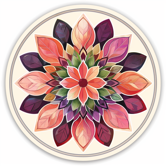 Mandala Vinyl Decal Sticker for Car, Laptop, Tumbler and more # F08121