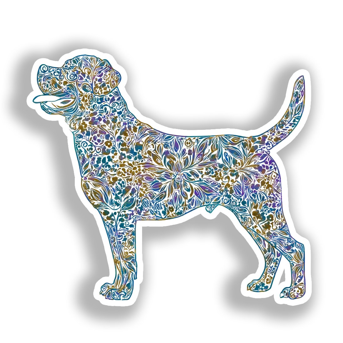 Rottweiler Dog Vinyl Decal Sticker for Car, Laptop, Tumbler and more # A018224-4" x 4"