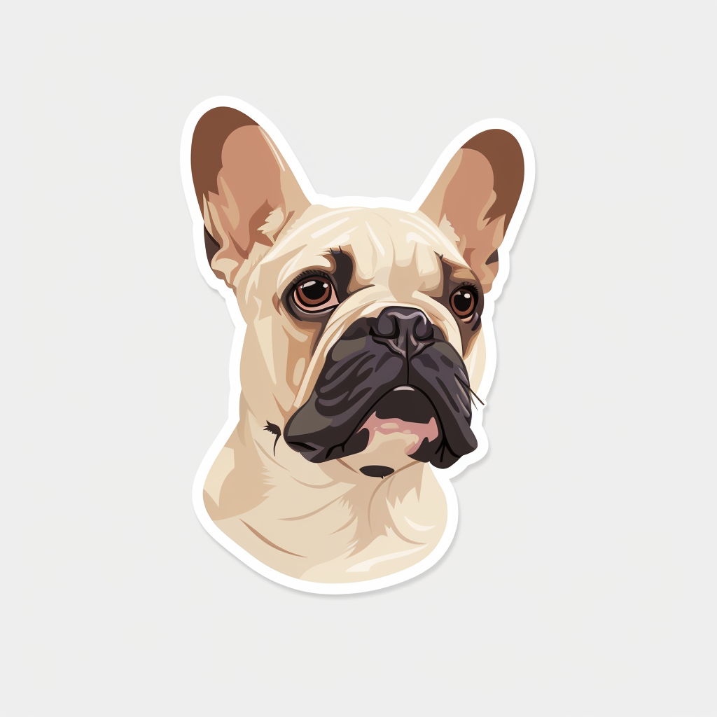 French Bulldog Vinyl Decal Sticker for Car, Laptop, Tumbler and more # F07541