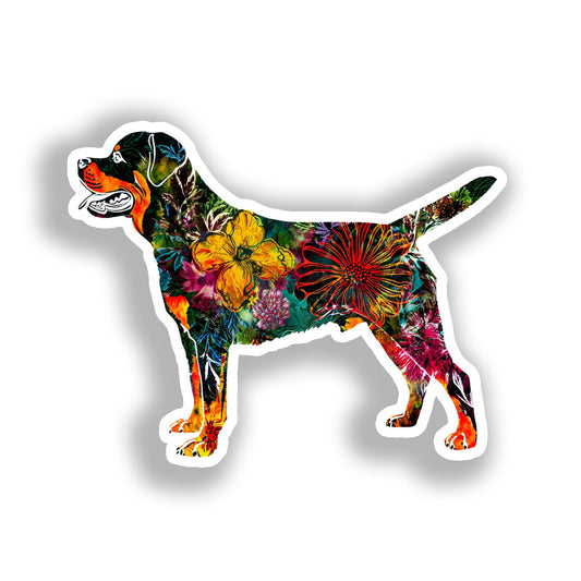 Rottweiler Dog Vinyl Decal Sticker for Car, Laptop, Tumbler and more # A018278-4" x 4"