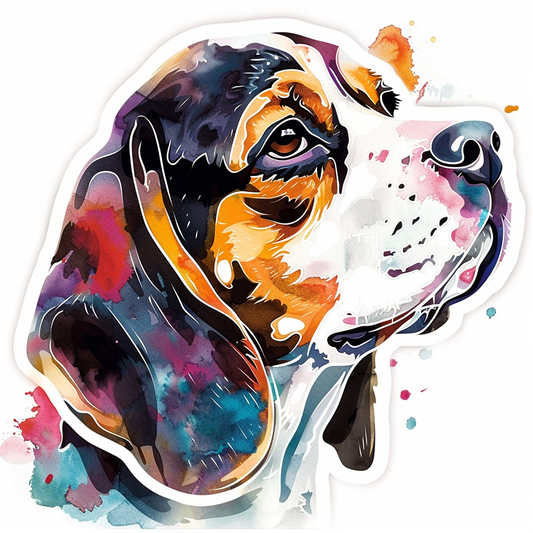 Beagle dog Vinyl Decal Sticker for Car, Laptop, Tumbler and more # F012000