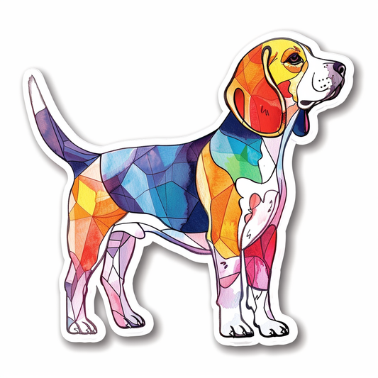 Beagle dog Vinyl Decal Sticker for Car, Laptop, Tumbler and more # F012169