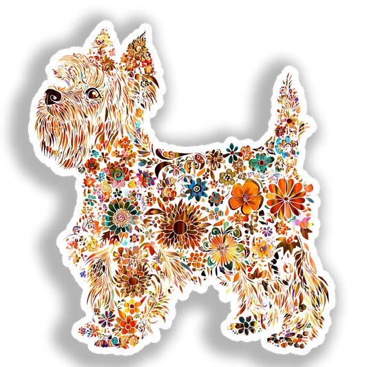 Yorkshire Terrier Dog Vinyl Decal Sticker for Car, Laptop, Tumbler and more # A017163-4" x 4"