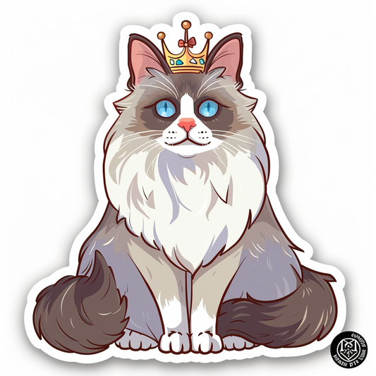 Ragdoll Cat Vinyl Decal Sticker for Car, Laptop, Tumbler and more # F010214