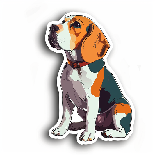 Beagle Dog Vinyl Decal Sticker for Car, Laptop, Tumbler and more # F07522