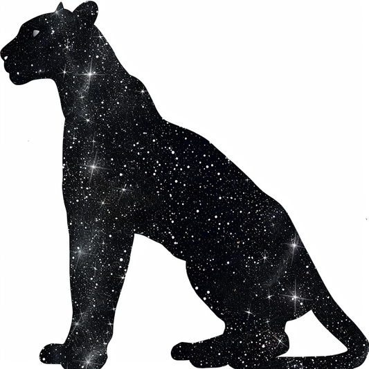 Leopard majestic Expressive surreal Vinyl Decal Sticker for Car, Laptop, Tumbler and more # F022480