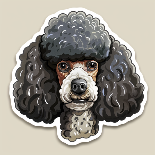 Poodle Dog Vinyl Decal Sticker for Car, Laptop, Tumbler and more # F012651