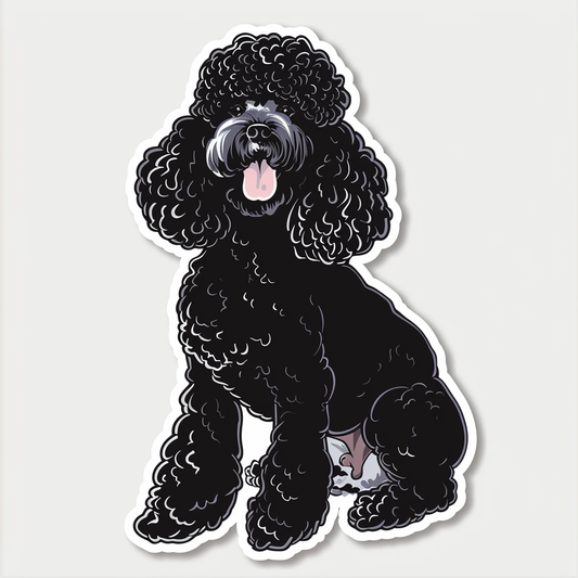 Poodle Dog Vinyl Decal Sticker for Car, Laptop, Tumbler and more # F07240