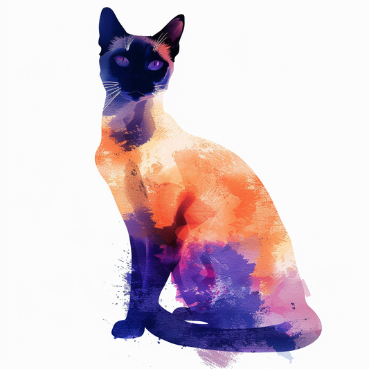 Burmese Cat Vinyl Decal Sticker for Car, Laptop, Tumbler and more # F010699