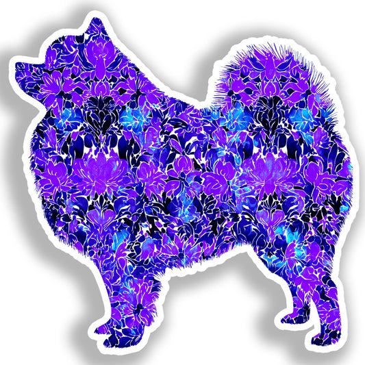 Pomeranian Dog Vinyl Decal Sticker for Car, Laptop, Tumbler and more # A017373-4" x 4"
