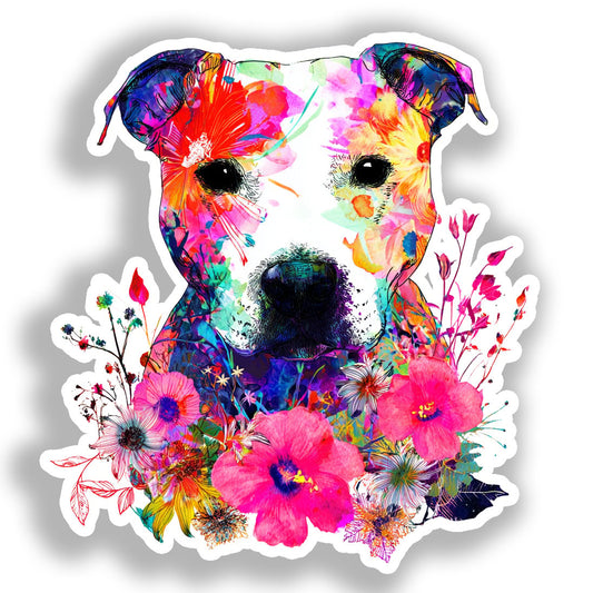 Bull Terrier Dog Vinyl Decal Sticker for Car, Laptop, Tumbler and more # A019090-4" x 4"
