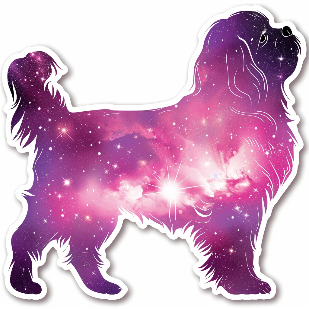 Adorable Shih Tzu Dog Expressive surreal Vinyl Decal Sticker for Car, Laptop, Tumbler and more # F018271