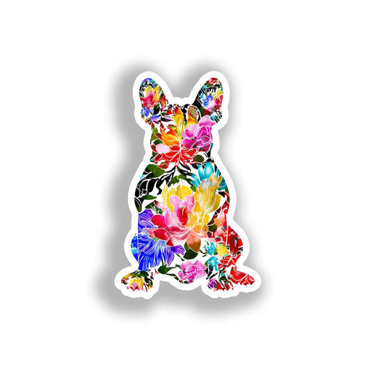 French Bulldog Dog Vinyl Decal Sticker for Car, Laptop, Tumbler and more # A019615-4" x 4"