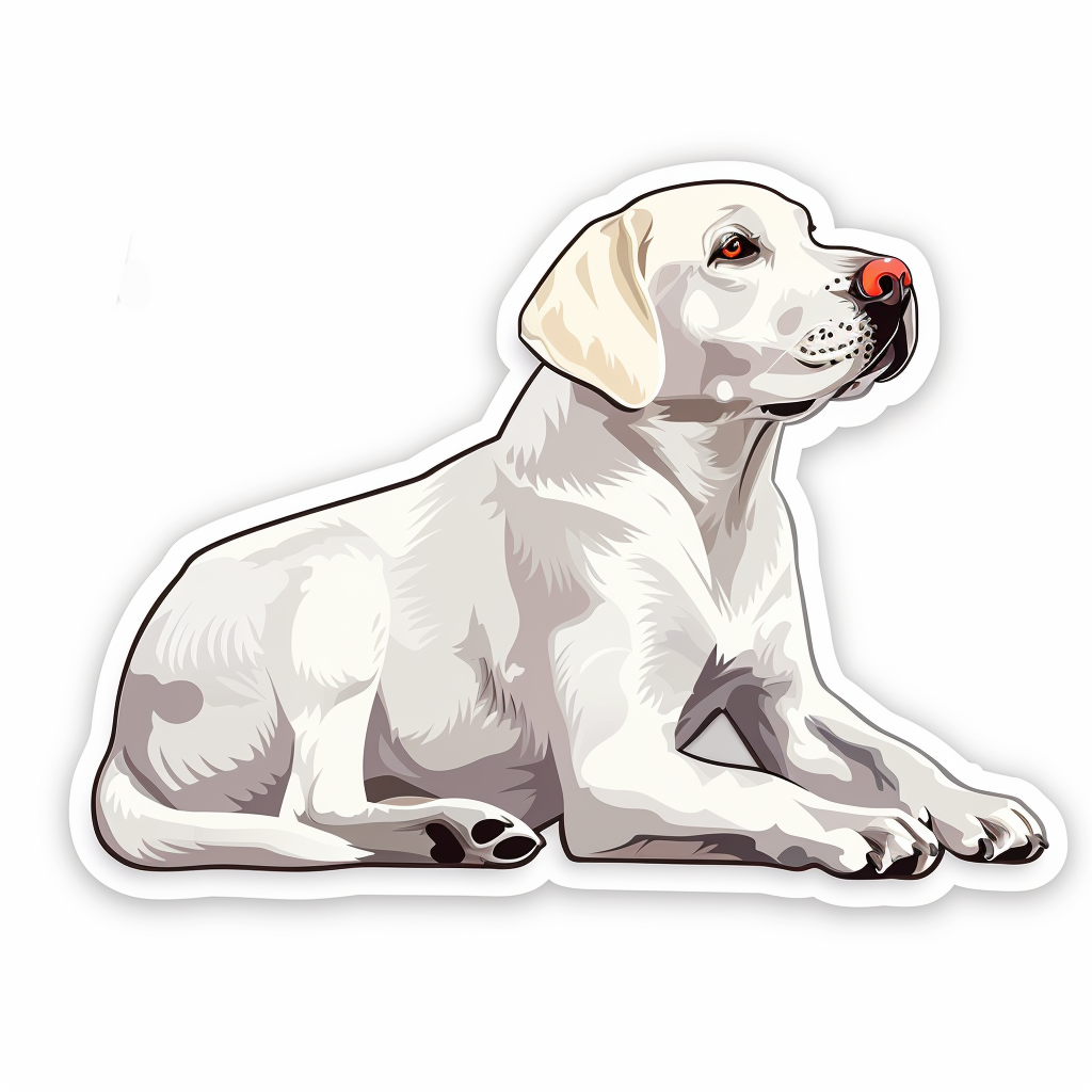 Labrador Retriever Dog Vinyl Decal Sticker for Car, Laptop, Tumbler and more # F07744