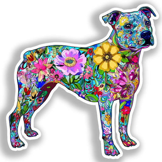 Bull Terrier Dog Vinyl Decal Sticker for Car, Laptop, Tumbler and more # A019112-4" x 4"