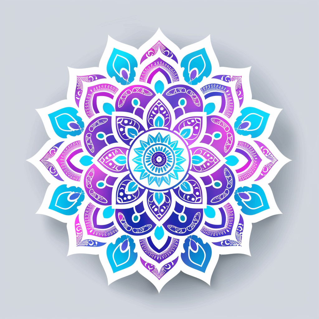 Mandala Vinyl Decal Sticker for Car, Laptop, Tumbler and more # F08168