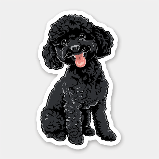 Poodle Dog Vinyl Decal Sticker for Car, Laptop, Tumbler and more # F07193