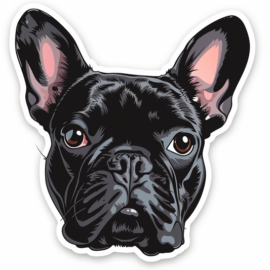French Bulldog Vinyl Decal Sticker for Car, Laptop, Tumbler and more # F07231