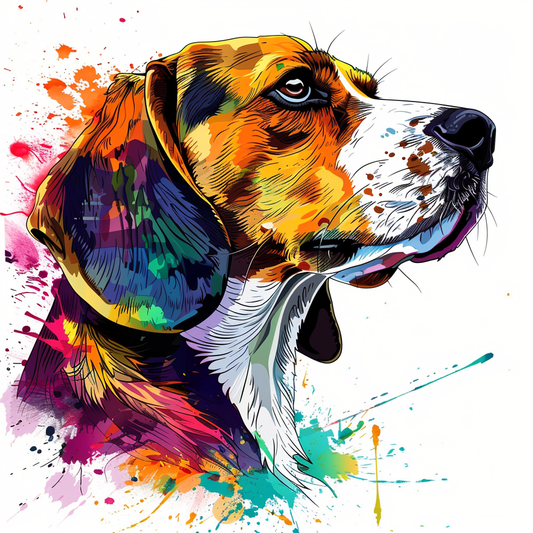 Beagle dog Vinyl Decal Sticker for Car, Laptop, Tumbler and more # F012025