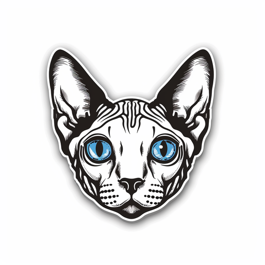 Scottish Fold cat Vinyl Decal Sticker for Car, Laptop, Tumbler and more # F07907