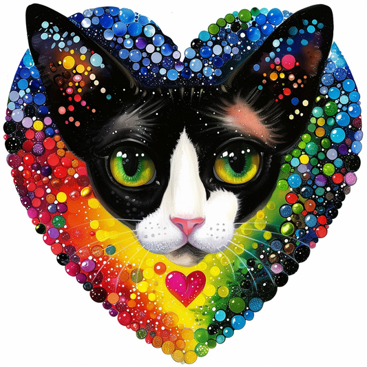 Adorable Cornish Rex Cat Expressive surreal Vinyl Decal Sticker for Car, Laptop, Tumbler and more # F021572-4" x 4"