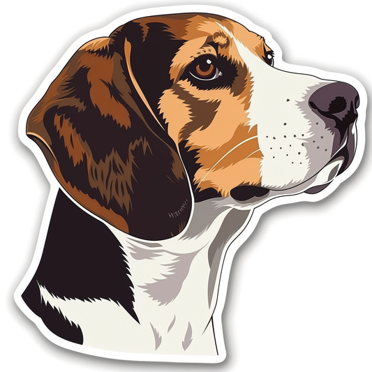 Beagle Dog Vinyl Decal Sticker for Car, Laptop, Tumbler and more # F07666