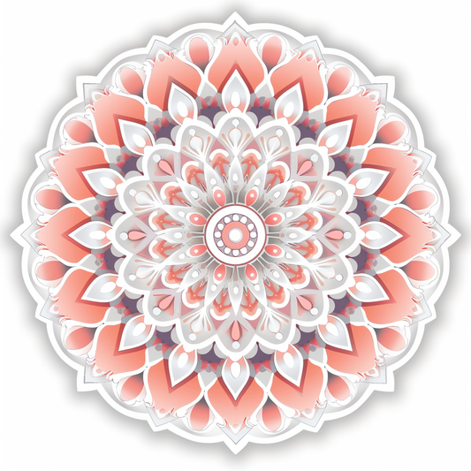 Mandala Vinyl Decal Sticker for Car, Laptop, Tumbler and more # F08234
