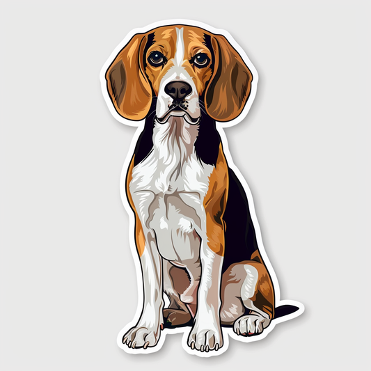 Beagle Dog Vinyl Decal Sticker for Car, Laptop, Tumbler and more # F07339