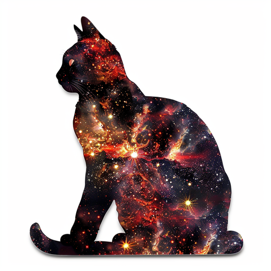 American Shorthair Cat majestic Expressive surreal Vinyl Decal Sticker for Car, Laptop, Tumbler and more # F018884