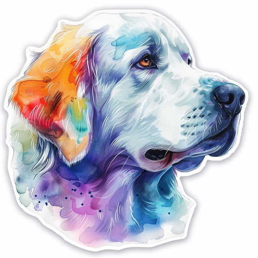Great Pyrenees dog  Vinyl Decal Sticker for Car, Laptop, Tumbler and more # F023539
