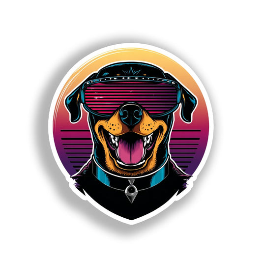Rottweiler Dog Vinyl Decal Sticker for Car, Laptop, Tumbler and more # A018018-4" x 4"