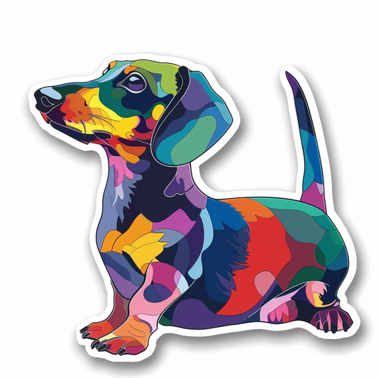Dachshund Dog Vinyl Decal Sticker for Car, Laptop, Tumbler and more # F013068