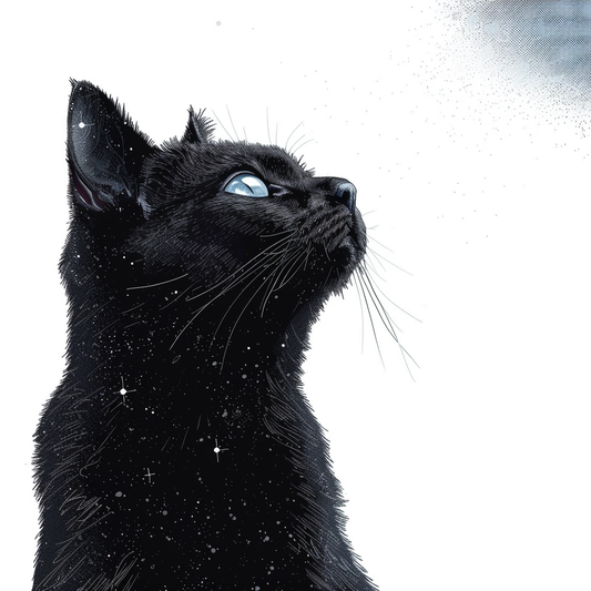 American Shorthair Cat majestic Expressive surreal Vinyl Decal Sticker for Car, Laptop, Tumbler and more # F018869