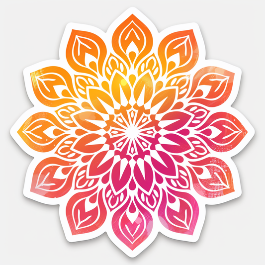 Mandala Vinyl Decal Sticker for Car, Laptop, Tumbler and more # F08243