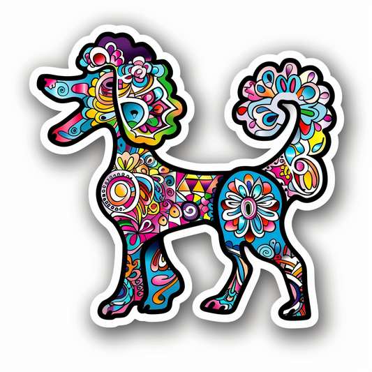Poodle Dog Vinyl Decal Sticker for Car, Laptop, Tumbler and more # F012667
