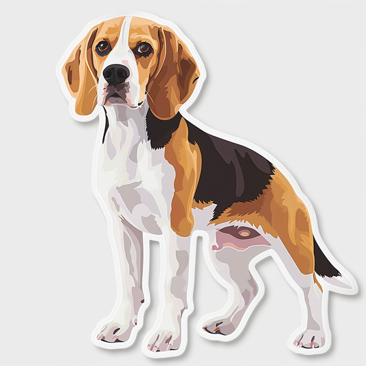 Beagle dog Vinyl Decal Sticker for Car, Laptop, Tumbler and more # F011798