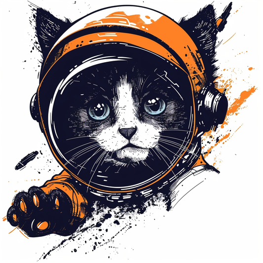 Cat Vinyl Decal Sticker for Car, Laptop, Tumbler and more # F016055-4" x 4"