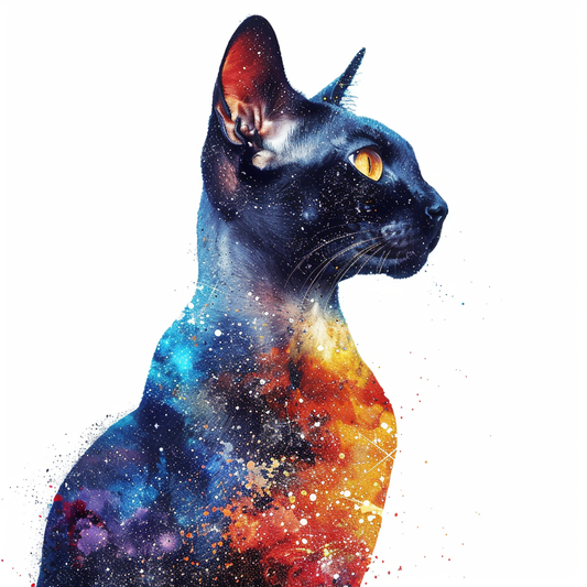 Burmese Cat Vinyl Decal Sticker for Car, Laptop, Tumbler and more # F011016