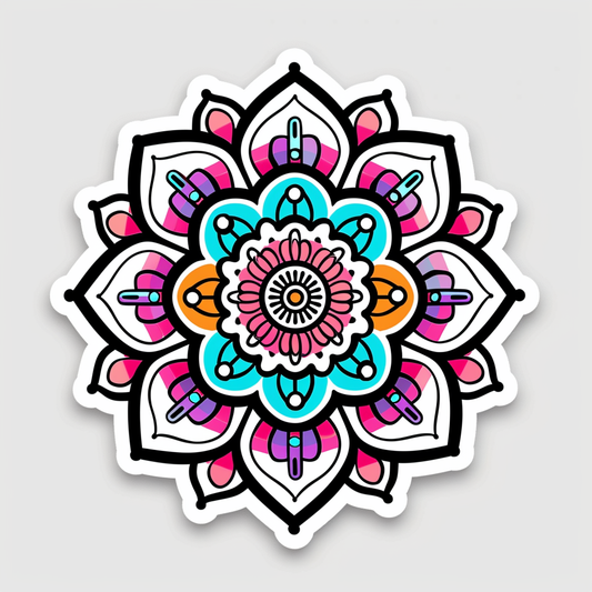 Mandala Vinyl Decal Sticker for Car, Laptop, Tumbler and more # F08150