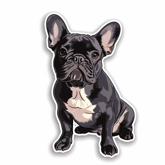 French Bulldog Vinyl Decal Sticker for Car, Laptop, Tumbler and more # F07172