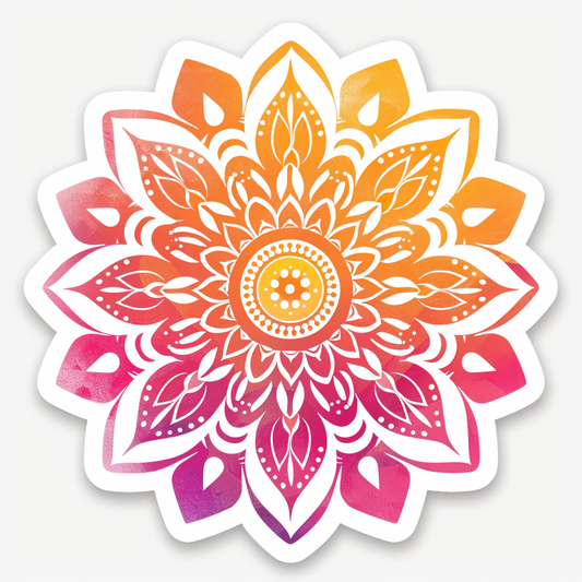Mandala Vinyl Decal Sticker for Car, Laptop, Tumbler and more # F08235