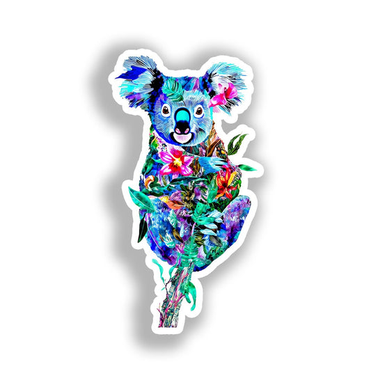 Koala Vinyl Decal Sticker for Car, Laptop, Tumbler and more # A018506-4" x 4"