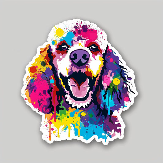 Poodle Dog Vinyl Decal Sticker for Car, Laptop, Tumbler and more # F012518