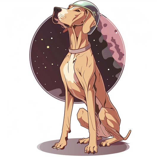 Great Dane Dog Expressive surreal Vinyl Decal Sticker for Car, Laptop, Tumbler and more # F022774