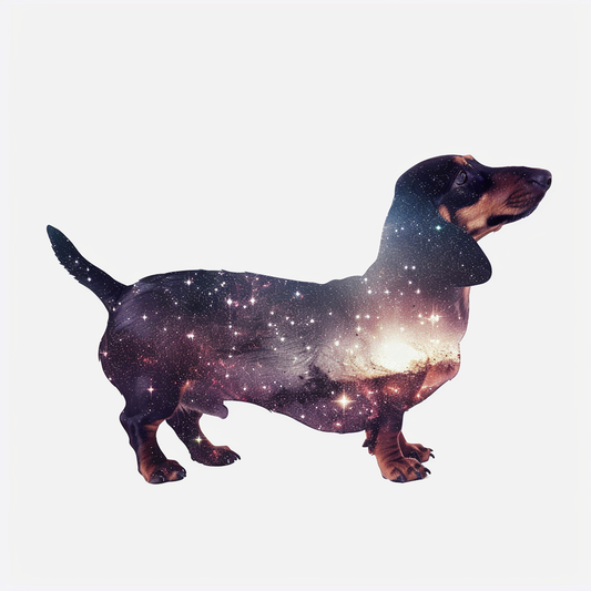 Dachshund Dog galaxy Vinyl Decal Sticker for Car, Laptop, Tumbler and more # F012976