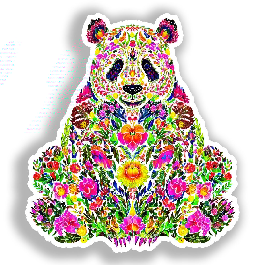 Panda Vinyl Decal Sticker for Car, Laptop, Tumbler and more # A018440-4" x 4"