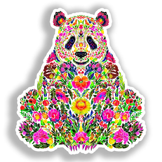 Panda Vinyl Decal Sticker for Car, Laptop, Tumbler and more # A018440-4" x 4"