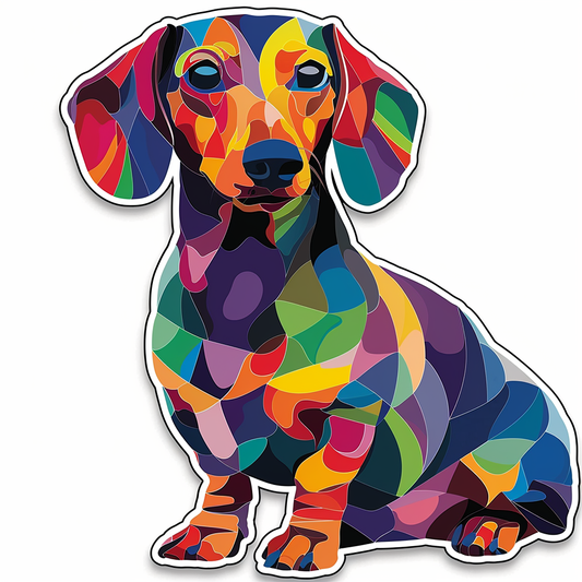 Dachshund Dog Vinyl Decal Sticker for Car, Laptop, Tumbler and more # F013073