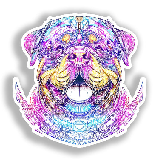 Rottweiler Dog Vinyl Decal Sticker for Car, Laptop, Tumbler and more # A018332-4" x 4"
